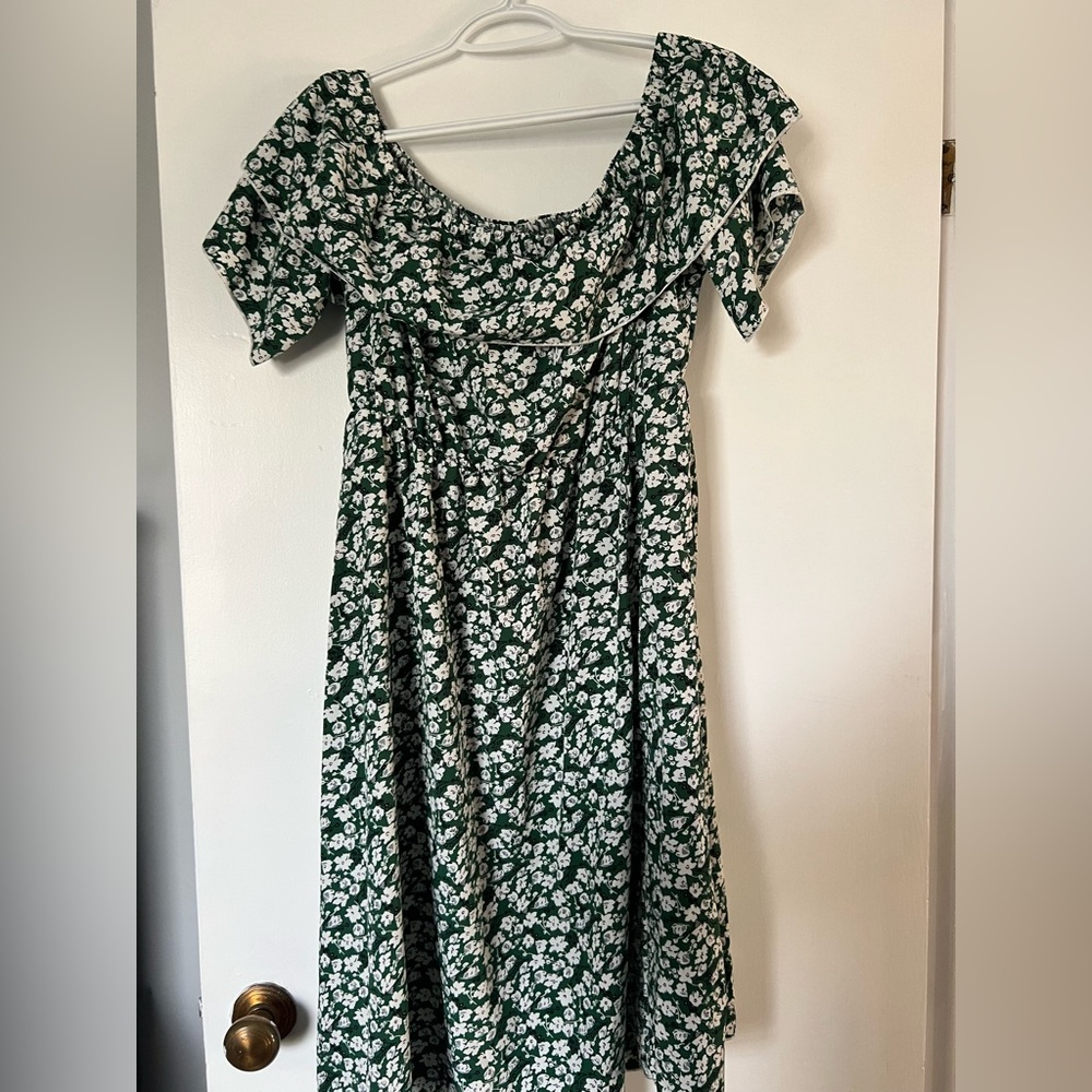 Off the shoulder floral dress
